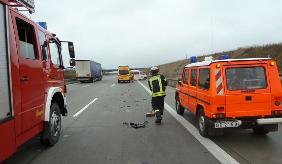 Unfall auf der Autobahn (Foto: API) Unfall auf der Autobahn (Foto: API)