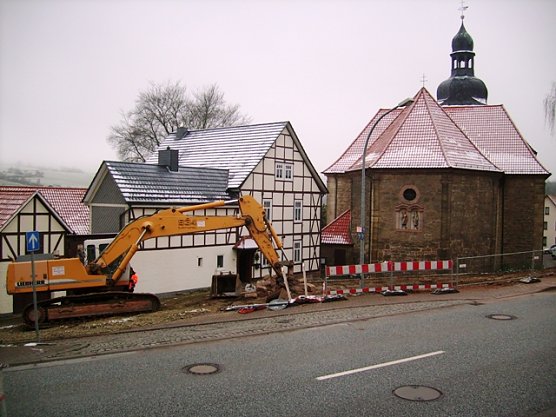 Hausabriss (Foto: Pfr. Haase)