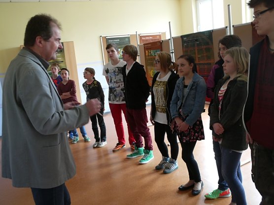 Ausstellungser&ouml;ffnung Regelschule Worbis (Foto: Ilka K&uuml;hn)