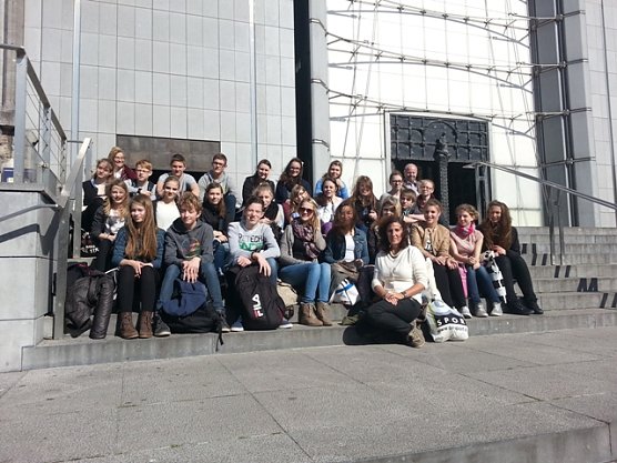 Sch&uuml;ler in Frankreich (Foto: Gymnasium Worbis)