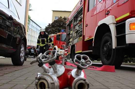 Feuerwehr&uuml;bung Dialyse (Foto: Feuerwehr Heiligenstadt)