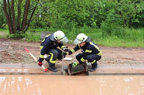 Unwetter (Foto: Feuerwehr Heiligenstadt)