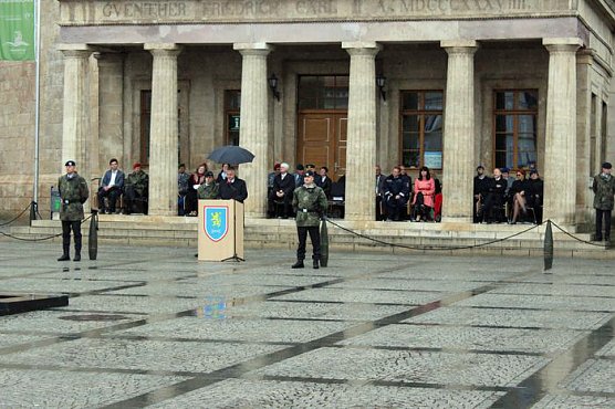 &Ouml;ffentliche Vereidigung in Sondershausen (Foto: Karl-Heinz Herrmann)