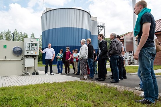 Führung Kläranlage (Foto: EW) Führung Kläranlage (Foto: EW)