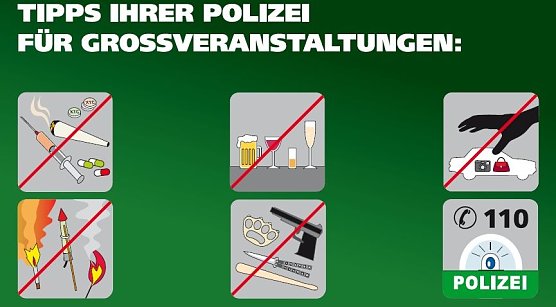 Plakat (Ausschnitt) (Foto: Polizei)