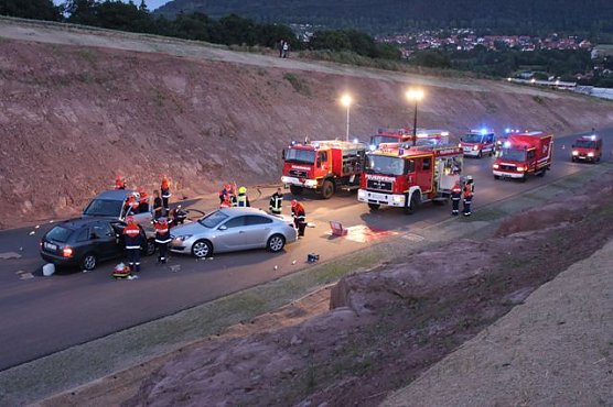 &Uuml;bung Autounfall (Foto: Feuerwehr Heiligenstadt)