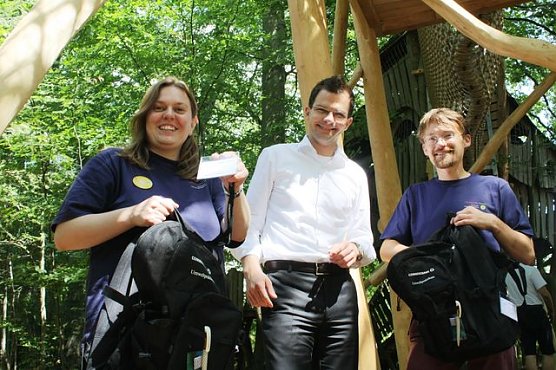 Umweltpraktikanten (Foto: Uwe M&uuml;ller)