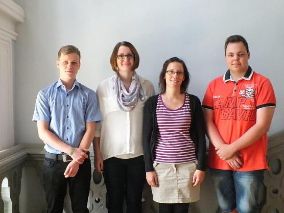 Beginn im Landratsamt (Foto: Kreisverwaltung)