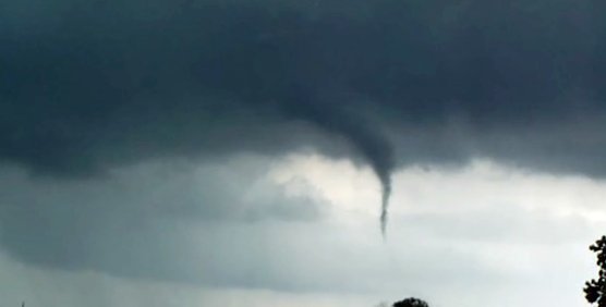 Tornado &uuml;ber der Windleite? (Foto: Mario Meng)