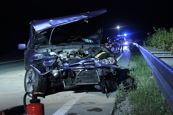 Unfall A 38 (Foto: Feuerwehr Heiligenstadt)