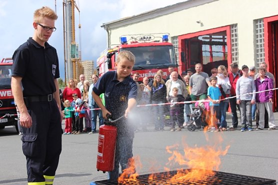 Nachwuchs &uuml;bt (Foto: Feuerwehr Heiligenstadt)