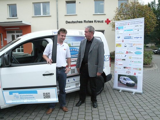 Florian Blacha (li.) und Franz Jaworski (Foto: Ilka K&uuml;hn)