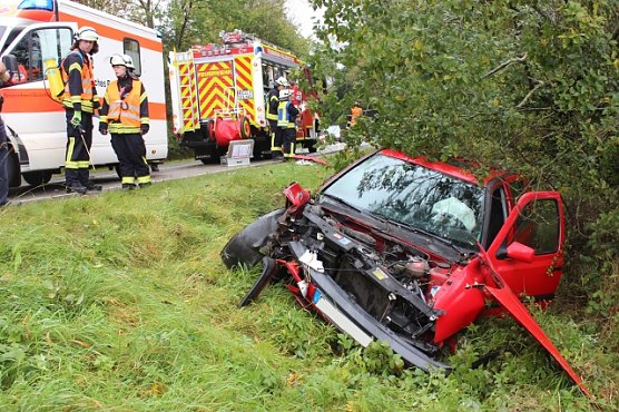 Feuerwehreinsatz bei Geisleden (Foto: Feuerwehr Heiligenstadt)