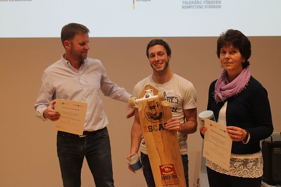 Die Gewinner des Demokratiepreises kamen aus dem Eichsfeld (Foto: Angelo Glashagel) Die Gewinner des Demokratiepreises kamen aus dem Eichsfeld (Foto: Angelo Glashagel)