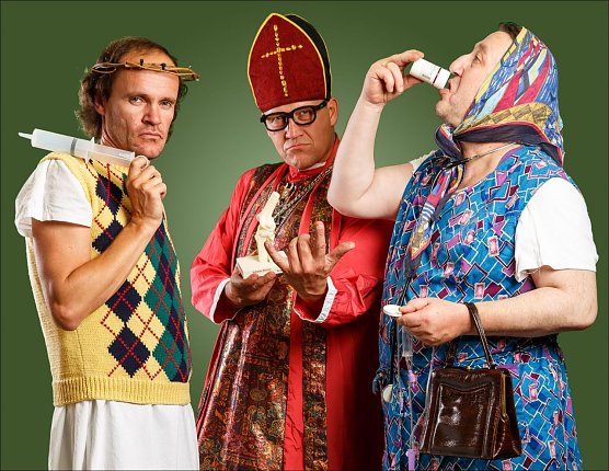 Das Krippenspiel von und mit Olaf Schubert geh&ouml;rt zur Nordh&auml;user Festtagstradition (Foto: Jazzclub Nordhausen)