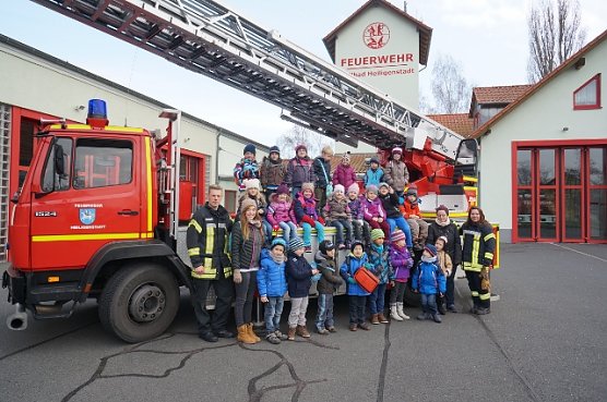 Zu Besuch bei der Feuerwehr (Foto: Feuerwehr Heiligenstadt) Zu Besuch bei der Feuerwehr (Foto: Feuerwehr Heiligenstadt)