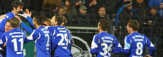 Freude &uuml;ber das erste Tor f&uuml;r Wacker (Foto: Bernd Peter)