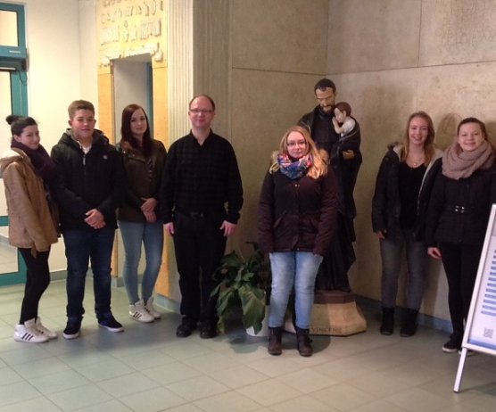 Firmbewerber im Eichsfeld Klinikum (Foto: Pfr. Haase)