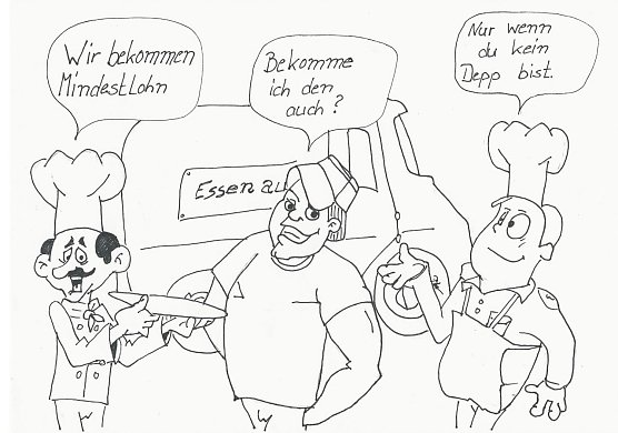 Karikatur (Foto: H. Buntfu&szlig;)