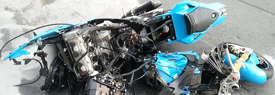 T&ouml;dlicher Motorradunfall Mitte September in Nordhausen (Foto: nnz)