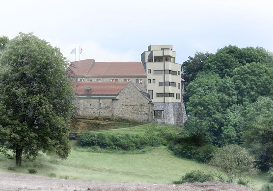 Künftiger Aussichtsturm der Burg Scharfenstein (Foto: Dr. Anja Löffler) Künftiger Aussichtsturm der Burg Scharfenstein (Foto: Dr. Anja Löffler)