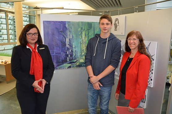 Ausstellung in der Kreissparkasse (Foto: Kreissparkasse)