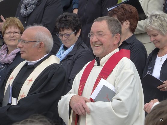 beim Gottesdienst (Foto: Ilka K&uuml;hn)