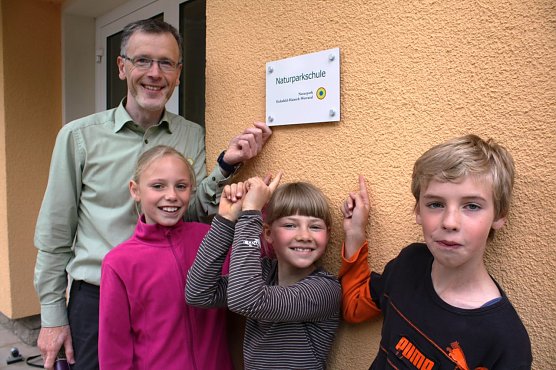 Neue Tafel (Foto: Naturpark) Neue Tafel (Foto: Naturpark)