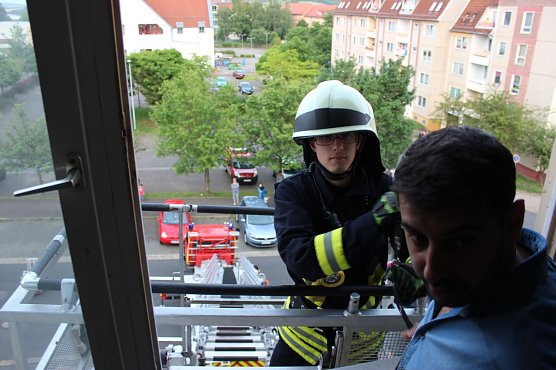 Feuerwehrübung (Foto: Feuerwehr Heiligenstadt) Feuerwehrübung (Foto: Feuerwehr Heiligenstadt)