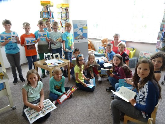 3b bei Aktion Leseratten (Foto: Ilka Kühn) 3b bei Aktion Leseratten (Foto: Ilka Kühn)