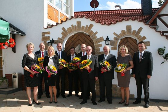 Dienstjubilare (Foto: Ulrike Meyer)