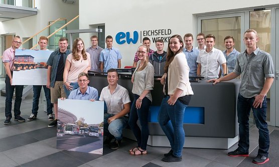 Neue Azubis bei Eichsfeld Werken (Foto: EW)