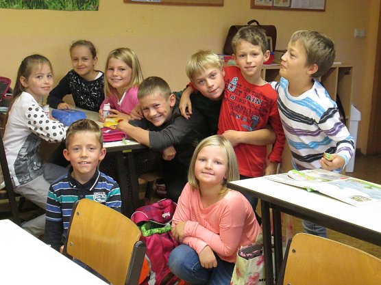 Eine besondere Schulstunde in Bodenrode (Foto: Karin Ziegler)