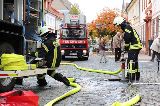 beim Amtsgericht (Foto: Feuerwehr Heiligenstadt)