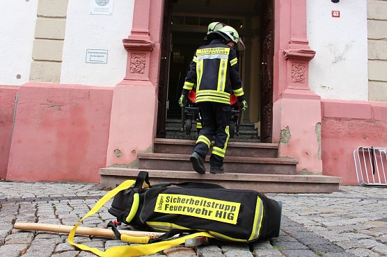beim Amtsgericht (Foto: Feuerwehr Heiligenstadt)