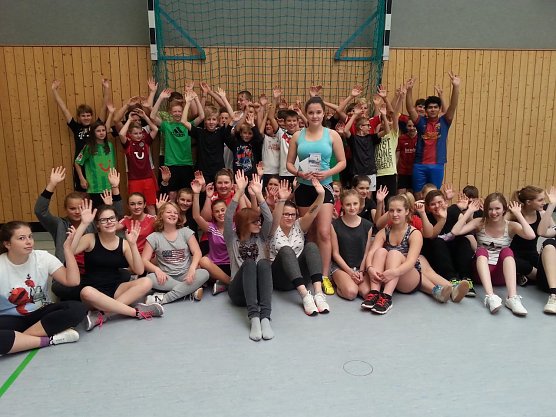 &Uuml;berraschung f&uuml;r Madlen Schumann (Foto: Jan Gebhardt)