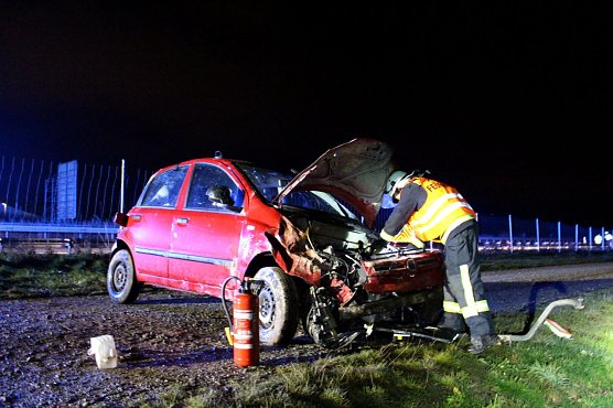 Unfall A38 (Foto: Feuerwehr Heiligenstadt)