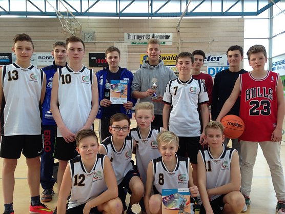 Die Sieger (Foto: Gymnasium Worbis)