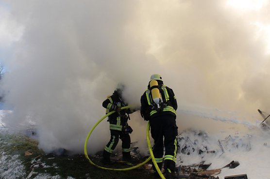 Brand Freienhagen  (Foto: Feuerwehr Heiligenstadt)