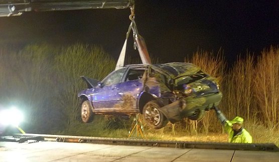 Unfall auf der Autobahn 38 (Foto: API)