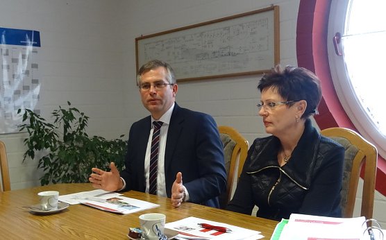 Karsten Frob&ouml;se und Andrea Springer (Foto: Ilka K&uuml;hn)