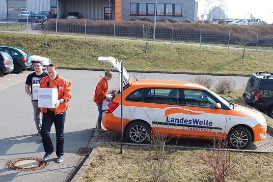 Landeswelle zu Besuch (Foto: Gisela Reinhardt)