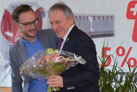 Bernd Spitzbarth und Alexander Scharff werden nun die Geschicke der knapp 6.000 Mitglieder auch in den n&auml;chsten vier Jahre weiter leiten (Foto: IG Metall)