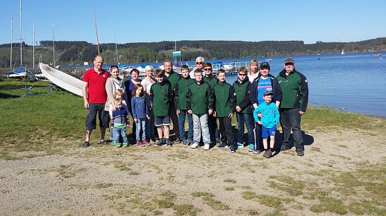 An der Bleilochtalsperre (Foto: Godau)