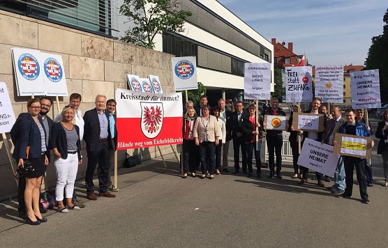 Demo der Eichsfelder (Foto: Bernhard Schauer)