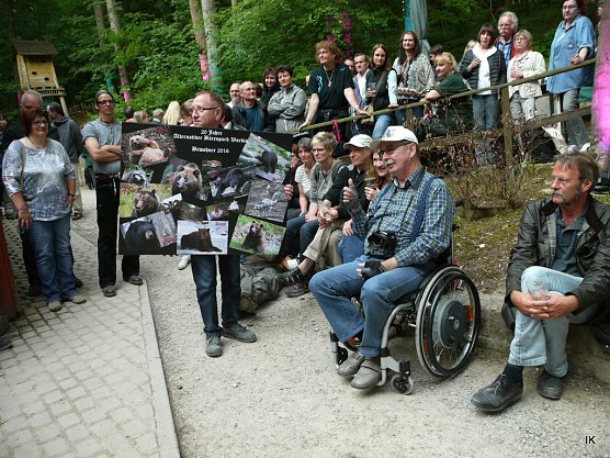 B&auml;renpark-Facebookgruppe war stark vertreten (Foto: Ilka K&uuml;hn)