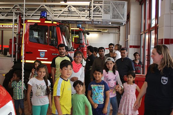 Brandschutz für Flüchtlinge (Foto: Feuerwehr Heiligenstadt) Brandschutz für Flüchtlinge (Foto: Feuerwehr Heiligenstadt)