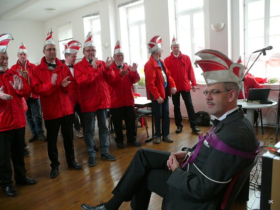 Ortsb&uuml;rgermeister gefesselt (Foto: Ilka K&uuml;hn)