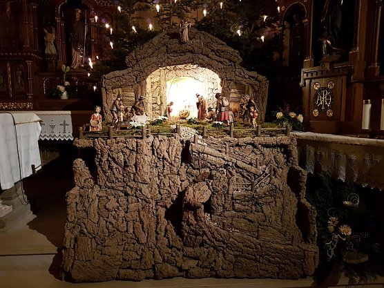 Krippe in Büttstedt (Foto: Uwe Müller) Krippe in Büttstedt (Foto: Uwe Müller)