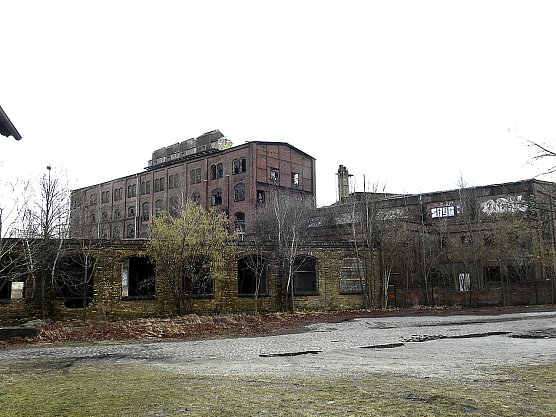 Peter Blei in der Brikettfabrik (Foto: Peter Blei)